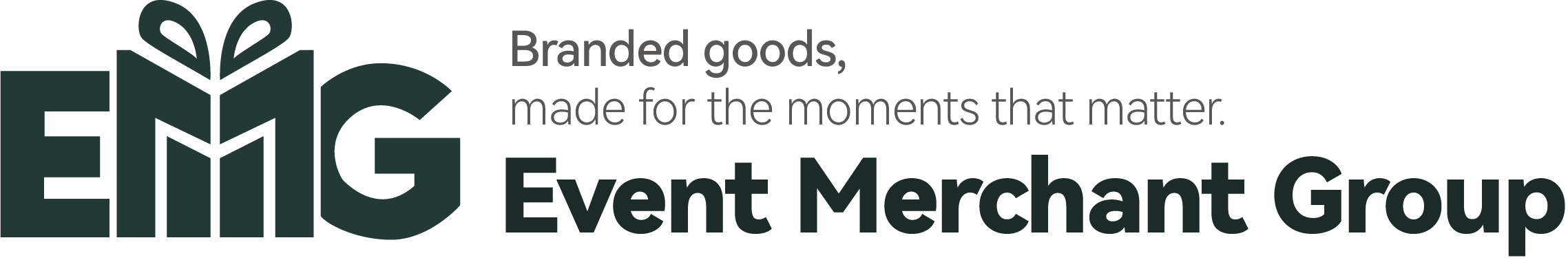 EMG Event Merchant Group - Branded goods, made for the moments that matter.